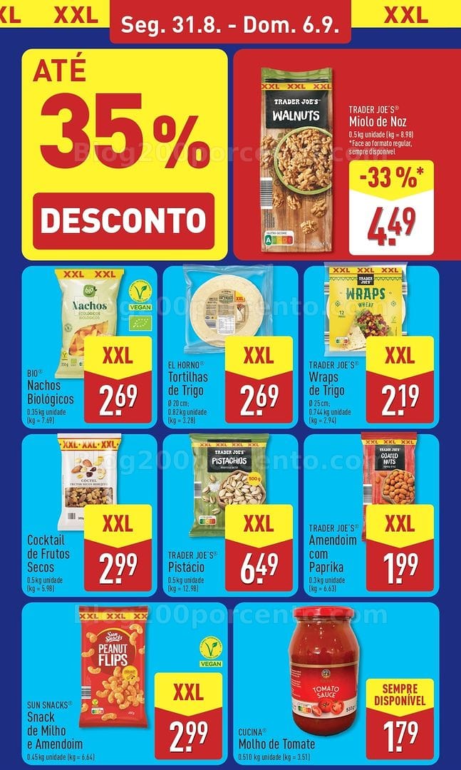 Antevisão Folheto ALDI Promoções de 31 agosto a 6 setembro
